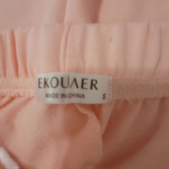 Women's Soft Pink Pajama Set - Picture 4 of 5